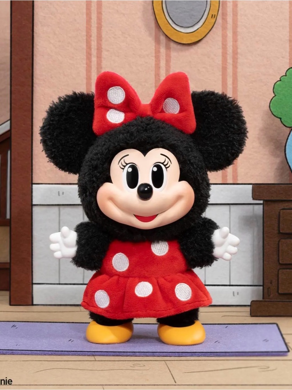 DIsney Mickey Family x Pop Mart Minnie Mouse Character Bag Charm Key Ring